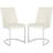 Chromium 18.1'' H Faux Leather Upholstered Metal Side Chair-908098588