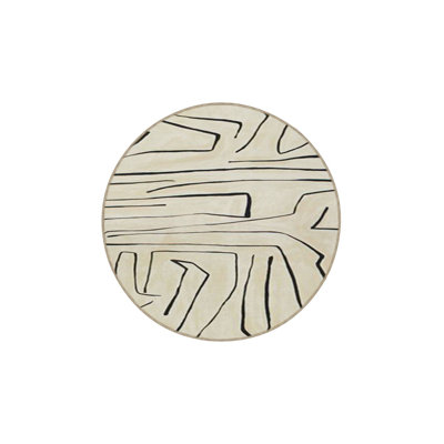 Striped Paint Pattern Decorative and Washable Area Rug