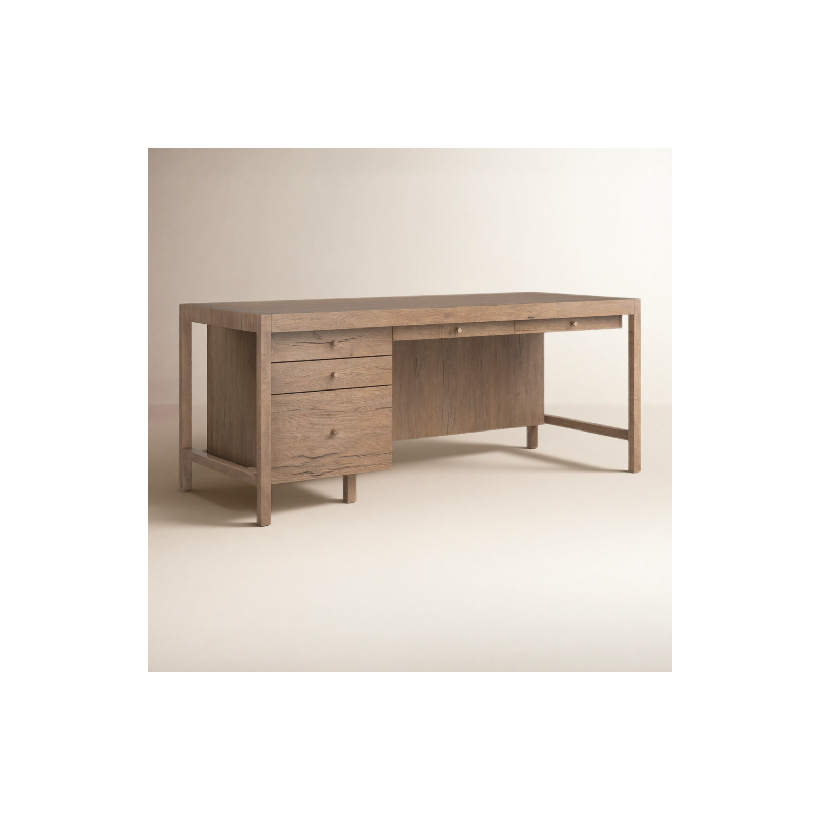 Hank Executive Desk, Brown