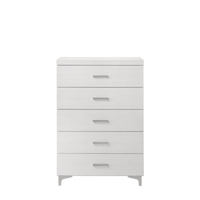Commode 5 tiroirs avec pieds en métal