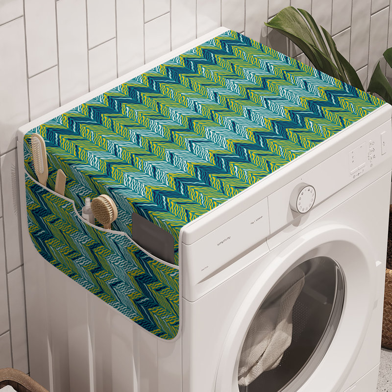 Machine à laver à chevrons East Urban Home en paquet de 2 47 po x 18,5