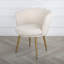 Elsfield - Boucle Scalloped Back Chair-815561543