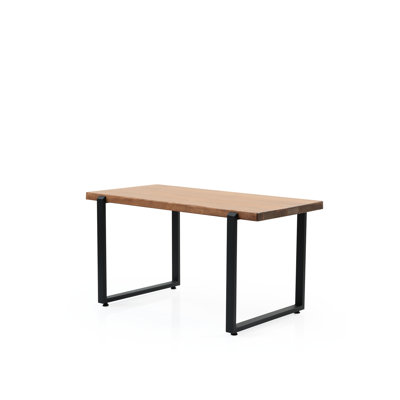 38.47 In. Rustic Solid Wood Coffee Table, Walnut, Adds Elegance To Home 39'' Table In Wood, Walnut Color, Living Room Furniture