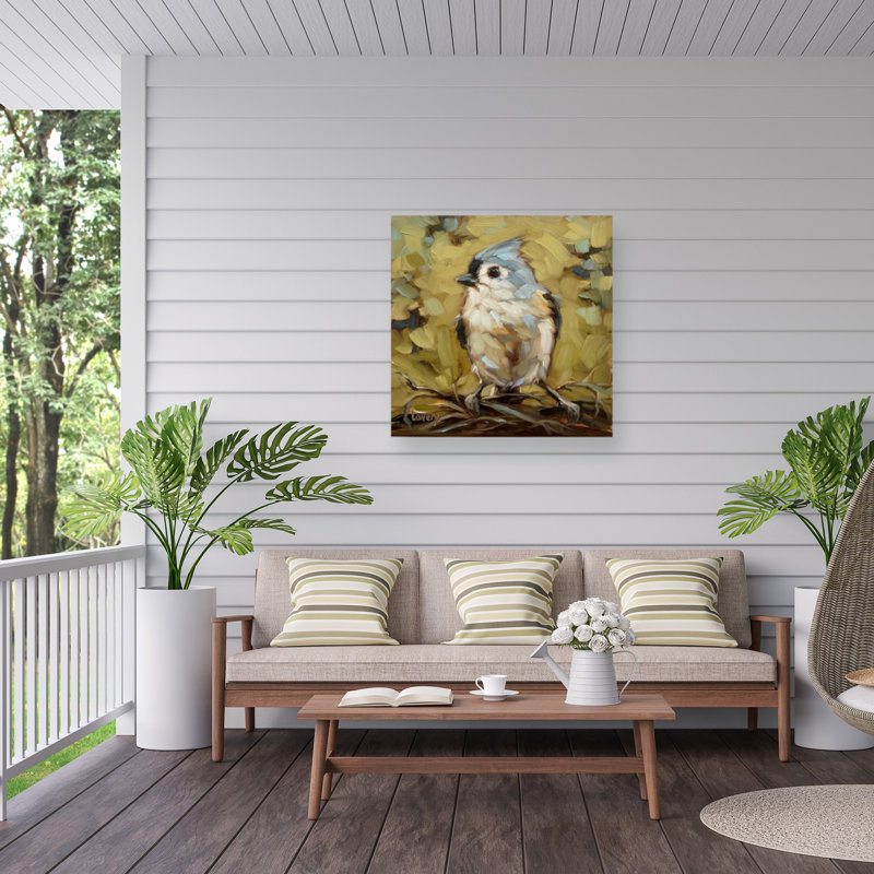 Andrea Lavery, construction d'une toile pour l'extérieur, H 14 po x l 14 po