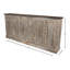 Pagnano 96'' W Solid Wood Sideboard-2049415147