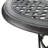 Corle Round Outdoor Bar Table Umbrella Hole , 37 " W 37 " D