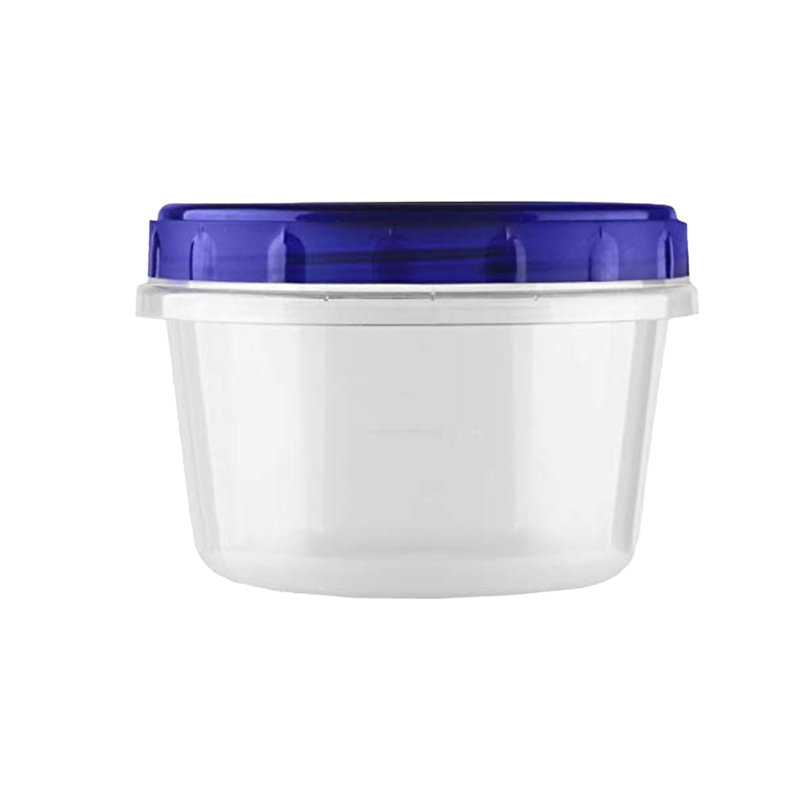  Rangement de nourriture en plastique transparent 16 oz avec couvercles torsadés et hermétiques - hermétique, réutilisable et étanche - pour la préparation des repas, le déjeuner et les collations (75)