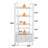 5-Tier Bookshelf, Tall Bookcase With 2 Storage Drawers-783543048