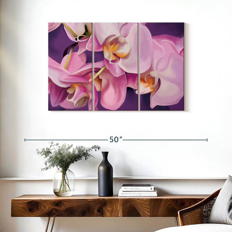 Orchidées ravissantes Harnek, H 24 po x l 38 po