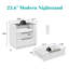 Table de chevet moderne ultrabrillante avec station de charge-584356515