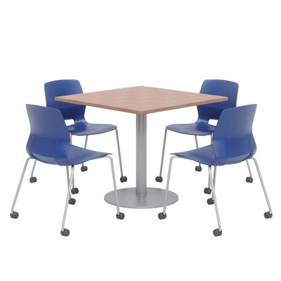 Ensemble de table de salle à manger carrée 36 po et chaises