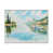 Toile à cadre flottant blanc