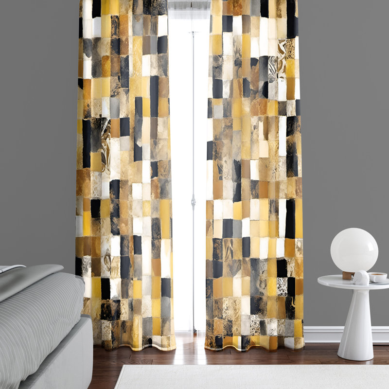 Semi Sheer Curtain Pair, 56" W x 78" L