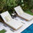 Weatherproof Outdoor Side Table, Hdpe Small Outdoor Table For Adirondack, Patio Square End Tables For Garden, Backyard, Porch, Deck, Balcony, Poolside (black)