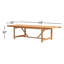 Table de salle à manger d'extérieur extensible en eucalyptus Alyisa-853262841