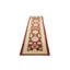 Tapis de couloir oriental rouge traditionnel fait à la main 3X9 Peshawar