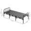 Black Portable Folding Guest Bed
