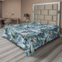 Écume de mer, kaki, bleu doux / floral