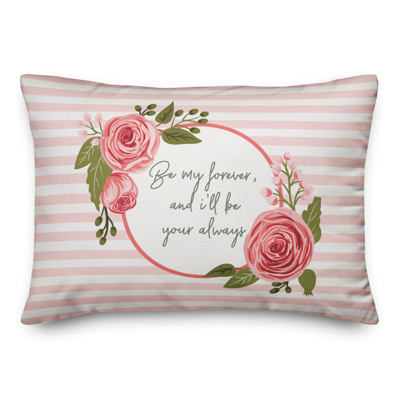 Floral Throw Pillow
