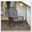 Chaise berçante d'extérieur en osier et rotin-2046280136