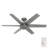 52" Jetty 6 - Blade Outdoor Ceiling Fan with Wall Control-59390248