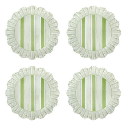 Cabana Stripe Melamine Dessert/Salad Plates