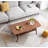 31.5"L Solid Oak Coffee Table With Shelf-578589434-553485118
