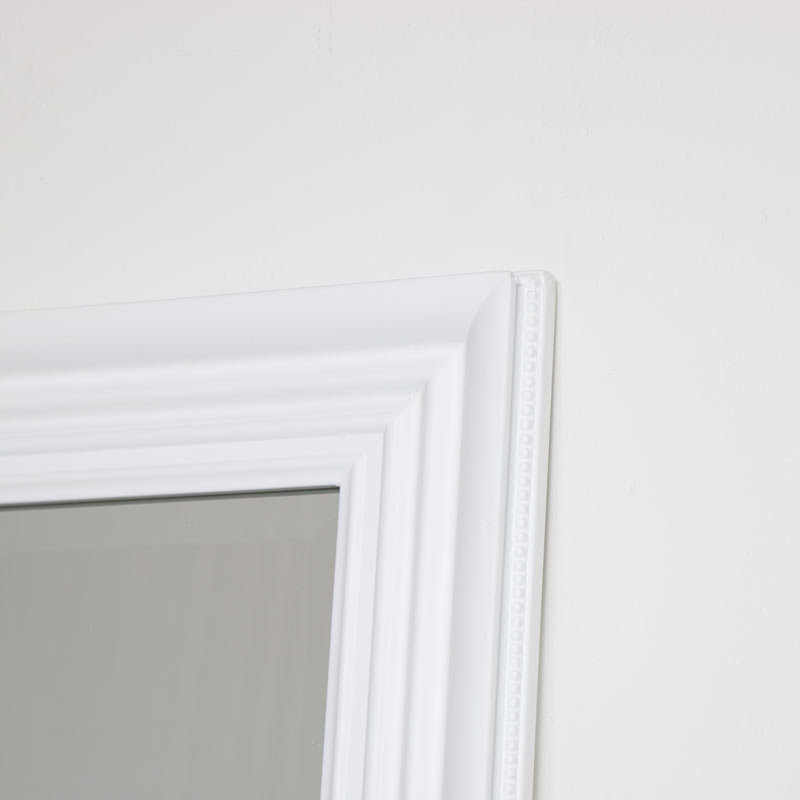Jocelynn Flat Floor Mirror, White