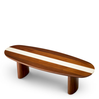 Coffee Table Jenson Mahogany Wood High Gloss