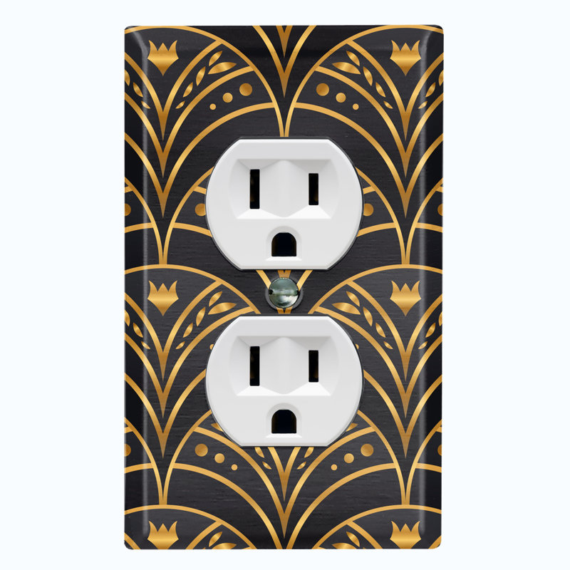Patterned 1 - Gang Standard Wall Plate