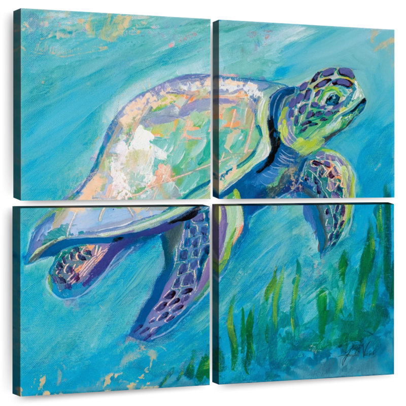 Tortue de mer Brampt, H 32 po x l 32 po