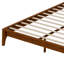 Base de lit plateforme en bois avec support en lattes de bois-1073192065