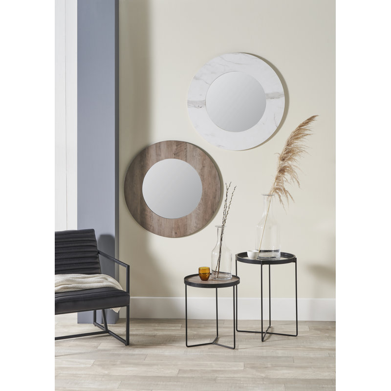 Rainsburg Wood Flat Wall Mirror