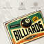 «Billiards Club», reproduction sur toile-92279803
