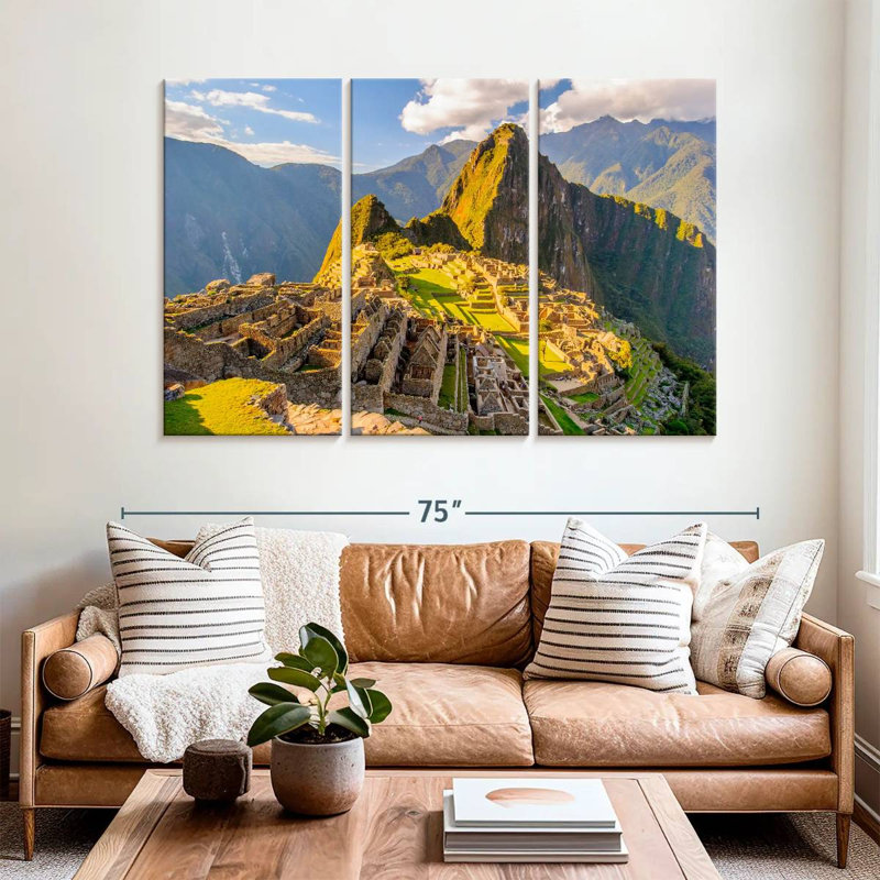 Lilie Sunlit Machu Picchu, 42" H x 65" W