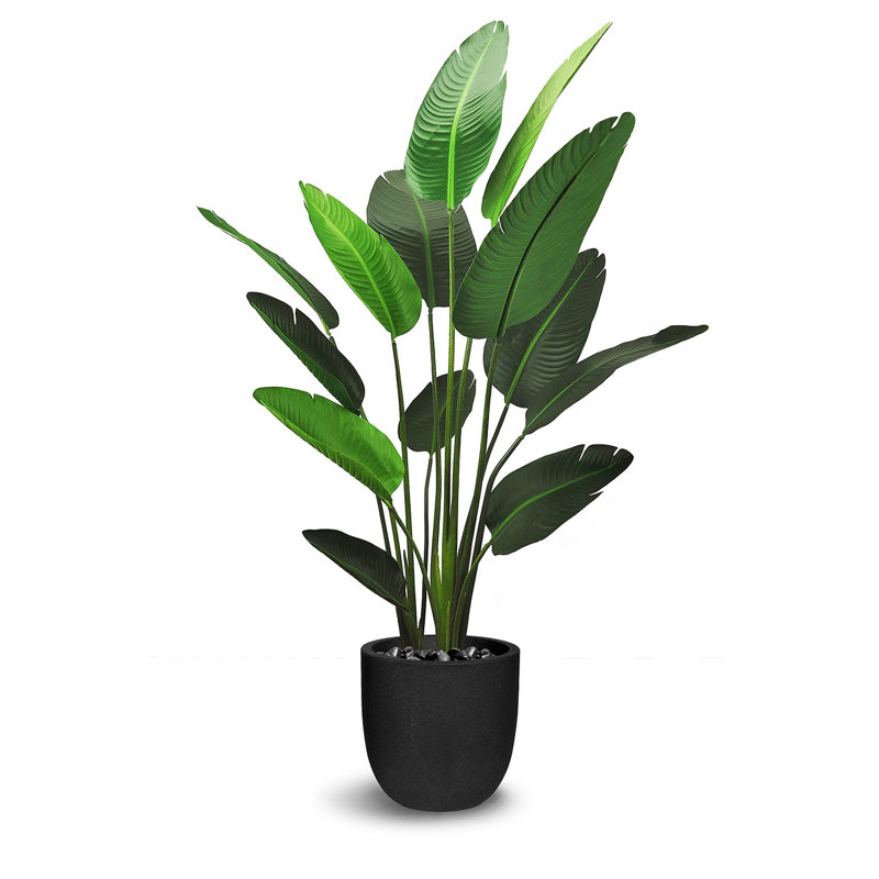 Faux palmier botanique en vert, 71 po x l 50 po x p 50 po