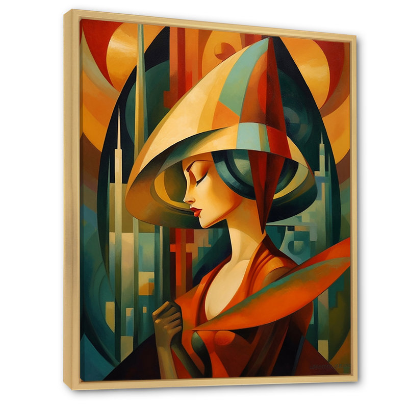 Impression sur toile profilée «I» sur toile, Cadre naturel flottant, H 32 po x l 16 po x P 1 po