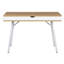 Bureau d'ordinateur moderne à plusieurs rangements