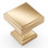 Brownstone Collection Square Knob - Cabinet Knob - Transitional Hardware for Drawers & Cabinets
