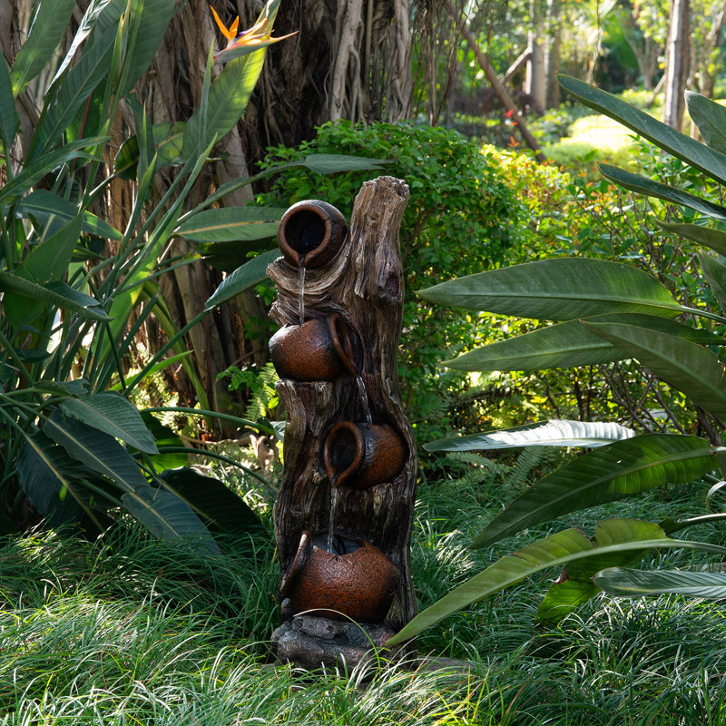 Fontaine cascade d'extérieur 35 po, 35"