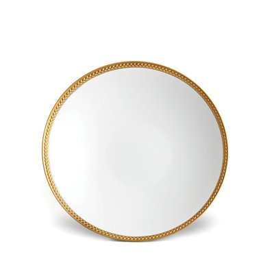 Soie Tressee Gold Soup Plate