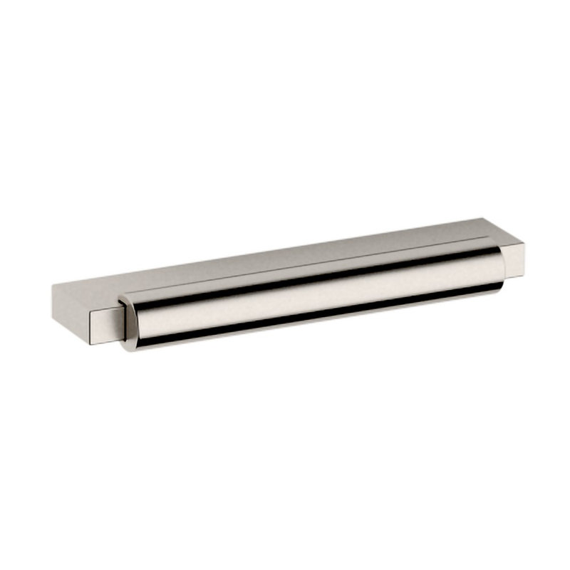 Satin Nickel Modern Cabinet Pull with Mounting Hardware