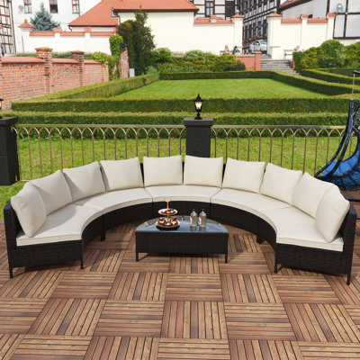 Outdoor Patio Sectional Furniture Set