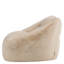 icon Natalia Faux Rabbit Fur Armchair Bean Bag, Natural-118322736