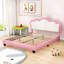 Lit plateforme tapissier avec tête de lit Jula-272544040-500678313