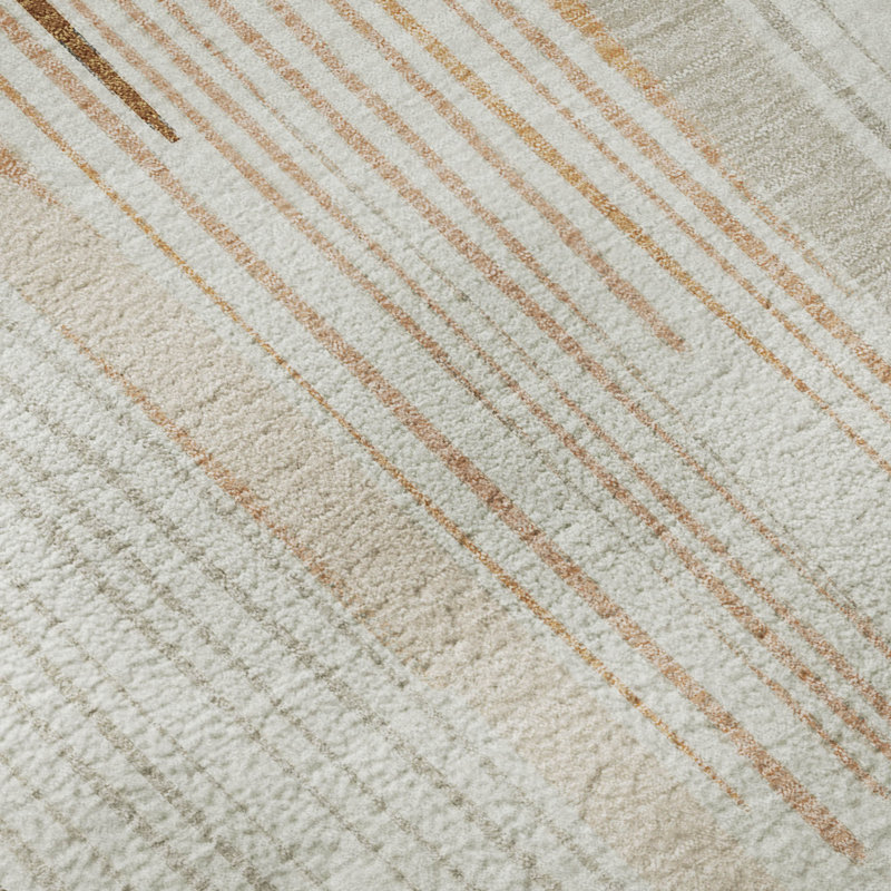 Premium Machine Washable Harjo AMF1588 Geometric Rug, Rectangle 2'6" x 3'10"