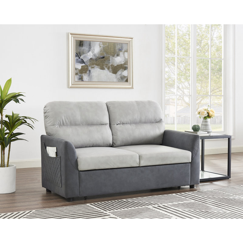 Lacie-Jayne 2 Seater Polyester Sofa Bed