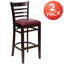 Tabouret de bar en bois à dossier vertical Prompton-535825795-535825798