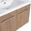 Armoire de salle de bain avec lavabo, portes à fermeture douce, conception à fixation flottante-541852212