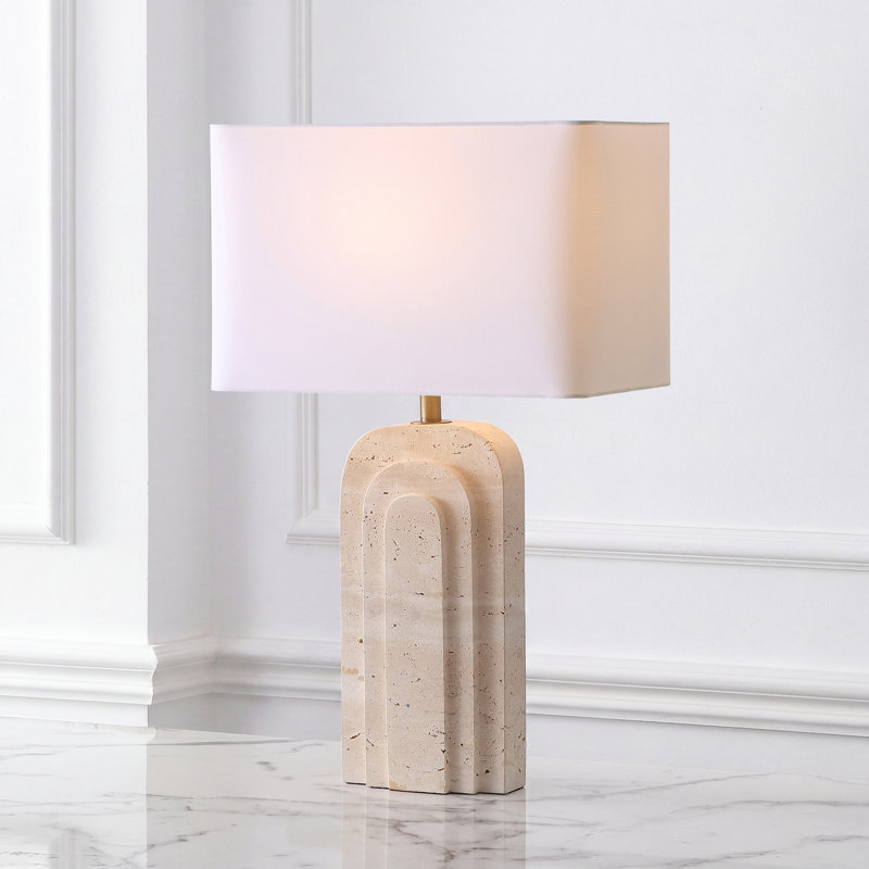 Rodrick Travertine Table Lamp